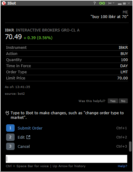 iBot Orders